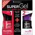 Rimmel London Super Gél by Kate lak na nechty 041 Darling Dahlia 12 ml + Super Gel Top Coat krycí lak na nechty 001 Transparent 12 ml, duopack
