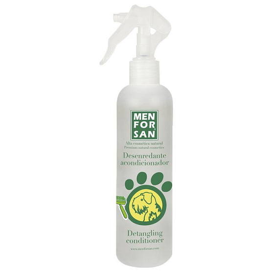 MenForSan Prírodné kondicionér na rozčesávanie srsti pre psov 250 ml