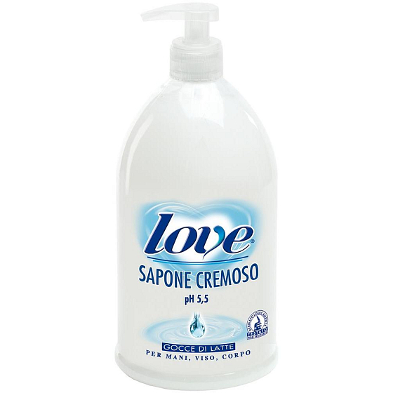 Madiel Love Sapone Cremoso Gocce Di Latte tekuté mydlo dávkovač 1 l