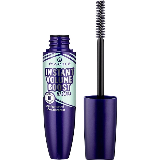 Essence Instant Volume Boost Smudge-proof vodeodolná riasenka Black 14 ml