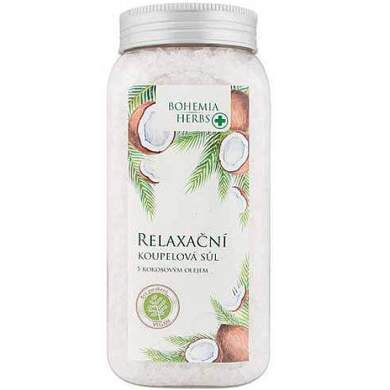Bohemia Gifts Kokos soľ do kúpeľa s kokosovým olejom 900 g