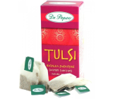 Dr. Popov Tulsi Bazalka posvätná bylinný čaj podporuje vitalitu, imunitu dýchanie, prispieva tiež k zvládanie stresu 20 x 1,5 g