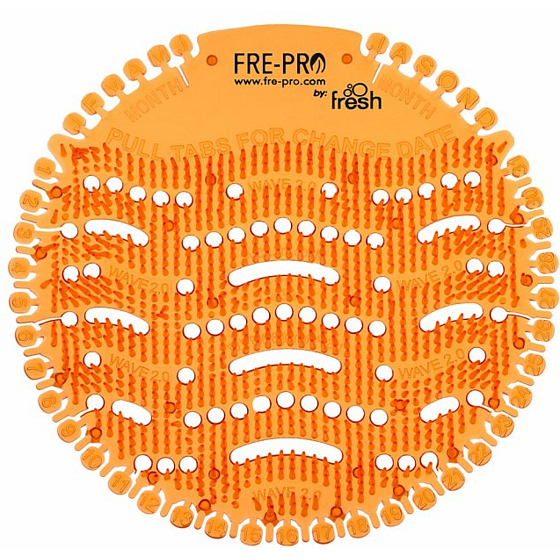 Fre Pre Wave Mango vonné sitko do pisoára oranžovej 19 x 20,3 x 1,9 cm 52 g