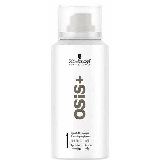 Schwarzkopf Professional Osis + Boho Rebel Dark osviežujúci suchý šampón pre tmavé vlasy 100 ml mini