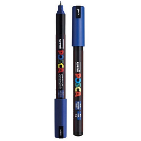 Posca Univerzálny akrylátový popisovač 0,7 mm Modrá PC-1MR