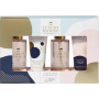 Grace Cole Orange & Ylang Ylang pena do kúpeľa 100 ml + telová hmla 100 ml + krém na ruky 50 ml + telový krém 50 ml, kozmetická sada pre ženy