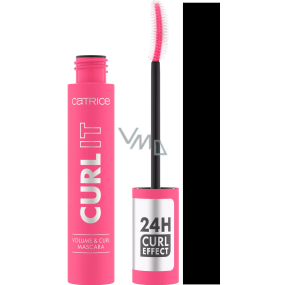 Catrice Curl It Volume & Curl Mascara pre objemné a natočené riasy 010 Deep Black 11 ml