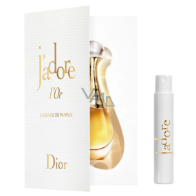 Christian Dior Jadore L´Or Essence parfém pre ženy 1 ml s rozprašovačom, flakón