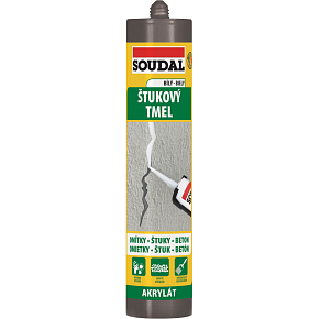 Soudal štukový tmel, pretieateľný, biely, 280 ml Soudal štukový tmel, pretieateľný, biely, 280 ml