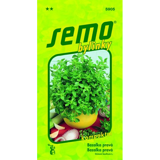 Semo Bazalka pravá kompaktná bylinky 0,8 g