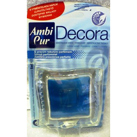 Ambi Pur Decora Krištáľová voda sklo osviežovač vzduchu 6 ml