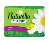 Naturella Classic Maxi hygienické vložky s vôňou harmančeka a krídelkami 8 kusov