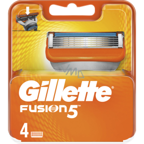 Gillette Fusion, náhradné hlavičky, balenie 4 kusy