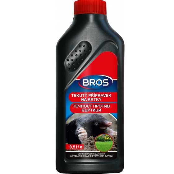 Bros Tekutý prostriedok na odpudzovanie krtkov 500 ml