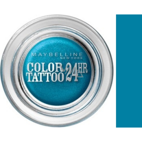 Maybelline Color Tattoo 24h očné tiene 20 Turquoise Forever 4 g