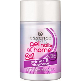 Essence Gél Nails At Home Primer & Cleanser 2v1 podklad & čistiaci roztok 120 ml