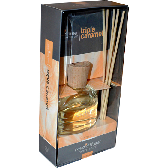 Reed Diffuser Triple Caramel vonné tyčinky osviežovač vzduchu 50 ml