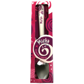 Nekupto Twister Lyžička s menom Mirka ružová 16 cm