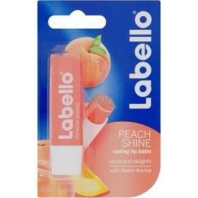 Labello Peach Shine balzam na pery 5,5 g