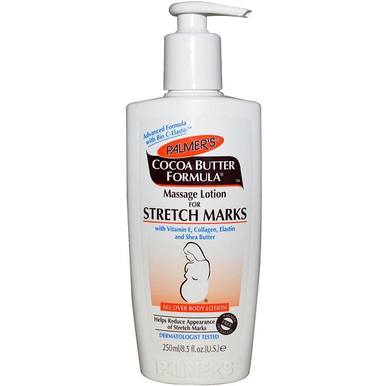 Palmers Cocoa Butter Formula masážne telové mlieko na strie 250 ml