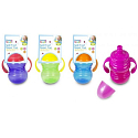 First Steps Sipper Cup 12+ fľašu so násoskou a dvoma ušami pre deti zelená 300 ml