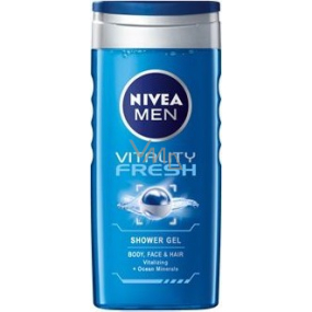 Nivea Men Vitality Fresh sprchový gél osviežujúce starostlivosť 250 ml