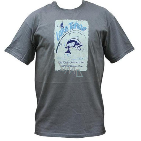 Bohemia Gifts Lake Tahoe 100% bavlnené tričko pre rybárov
