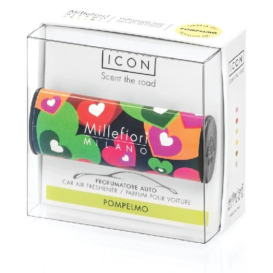 Millefiori Milano Icon Pompelmo - Grep vôňa do auta Cuori & Fiori vonia až 2 mesiace 47 g