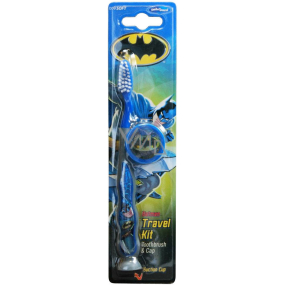 Batman mäkká zubná kefka s krytkou pre deti 2-6 rokov