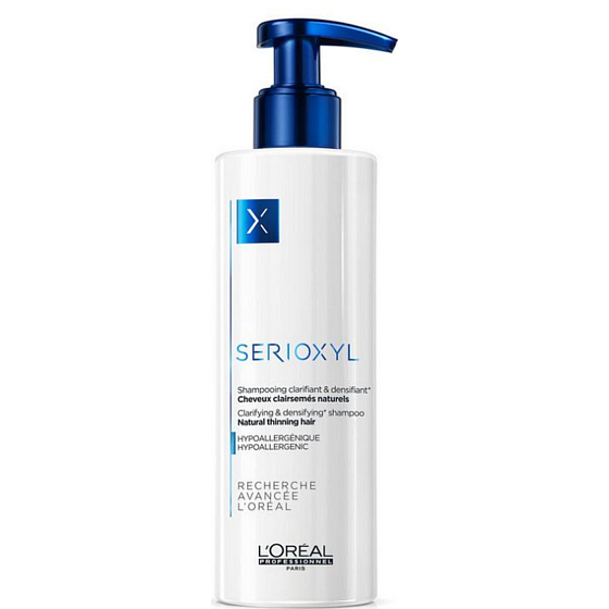 Loreal Paris Professionnel Serioxyl Clarifying & Densifying Natural Thinning Hair posilňujúci šampón pre prirodzene rednúce vlasy 250 ml