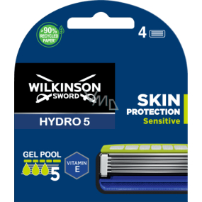 Wilkinson Hydro 5 Gél Pool Sensitive náhradné brity pre mužov 4 kusy