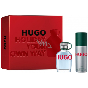 Hugo Boss Hugo Man toaletná voda 75 ml + dezodorant v spreji 150 ml, darčeková súprava pre mužov