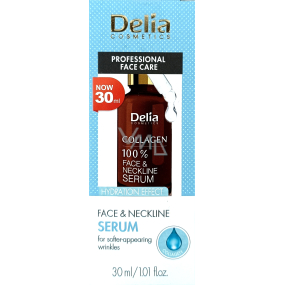 Delia Cosmetics Kolagénové hydratačné sérum na tvár a krk s kolagénom 30 ml