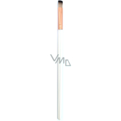 Kozmetický štetec na očné tiene rovný malý Rosegold 17 cm