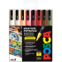 Posca Univerzálna sada akrylových fixiek 0,9 - 1,3 mm Jesenný mix zemitých tónov 8 kusov PC-3M