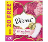 Discreet Normal deo No Perfume slip intimné vložky na každodenné použitie 120 ks