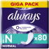 Always Normal Fresh Protection slipper intímne vložky bez parfumu 80 ks