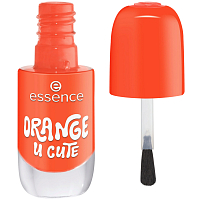 Essence lak na nechty Gel nail Colour 15 Orange U Cute, 8 ml