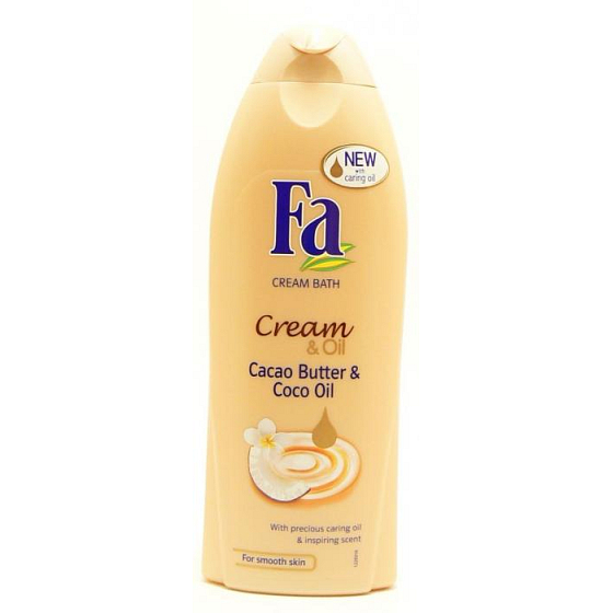 Fa Cream & Oil Kakaové maslo a kokosový olej 500 ml kúpeľová pena
