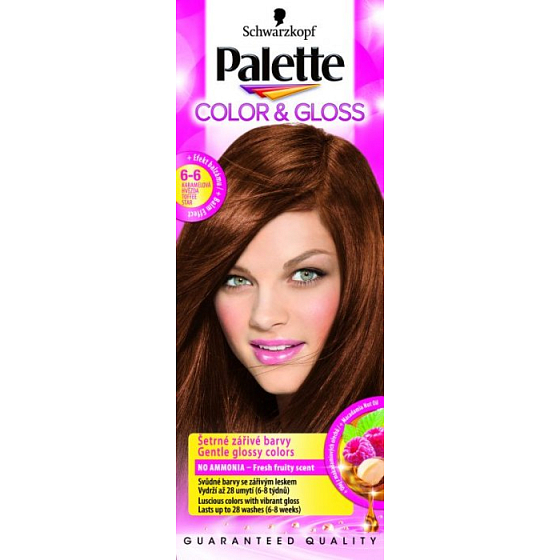 Palette Color & Gloss farba na vlasy 6 - 6 Karamelová hviezda