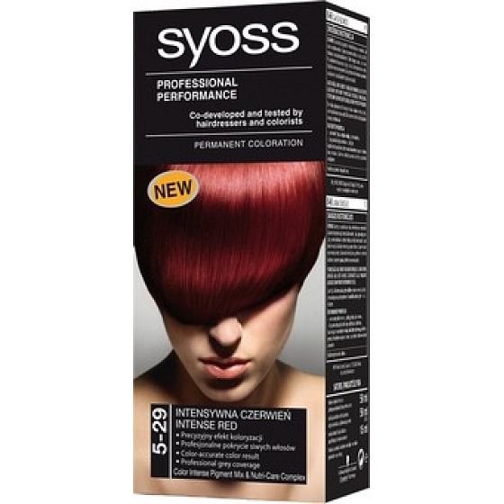 Syoss Professional farba na vlasy 5 - 29 intenzívny červený