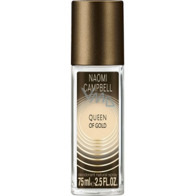 Naomi Campbell Queen of Gold parfumovaný dezodorant sklo pre ženy 75 ml