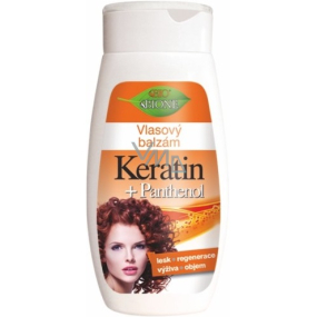 Bion Cosmetics Keratín & Panthenol regeneračný vlasový balzam pre všetky typy vlasov 260 ml