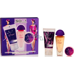 SO ...? Sinful toaletná voda 30 ml + telové mlieko 50 ml + balzam na pery 10 ml, kozmetická sada