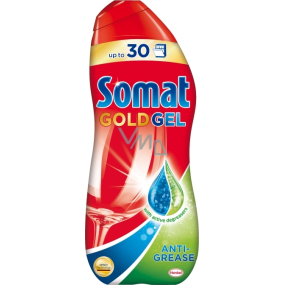 Somat Gold Gel Anti-Grease gél na automatické umývanie riadu 30 umývačiek 600 ml