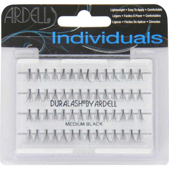 Ardell Duralash Naturals Medium Black umelej nalepovacie trsy čierne 56 kusov