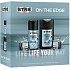 Str8 On The Edge dezodorant sprej pre mužov 150 ml + sprchový gél 250 ml, kozmetická sada