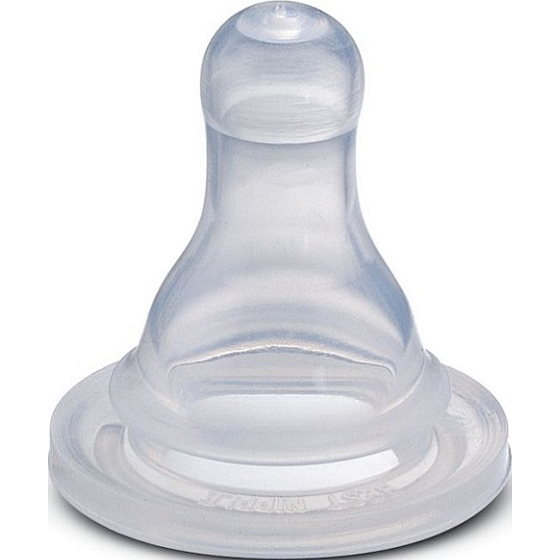 Baby Farlin Cumlík silikónový guľatý G-1-1 Čaj 0-6 mesiacov 1 kus