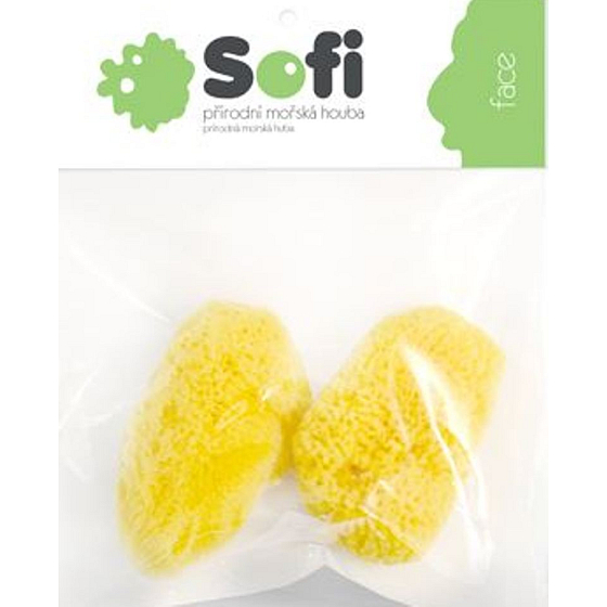 Sofi Face Prírodné morská huba 5-6 cm 2 kusy