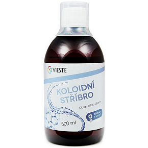 Vieste Koloidné striebro 25ppm pleťové tonikum 500 ml